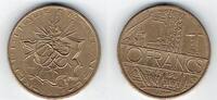 FRANCE 10 Francs . Mathieu position B . -