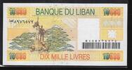 Liban / Lebanon / Libanon 10000 livres Serie: B10 . -