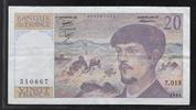 FRANCE 20 Francs "Alphabet Z.013" -