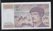 FRANCE 20 Francs "Alphabet G.024" -