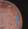 GRÈCE 5 Cent Rouleau d'origine. Ursprungsrolle. mit, avec lettre 'F'=FRANCE . -
