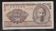 VIÊT-NAM 50 Dông "Hô Chi Minh. Serie AB. Arbeit im Reisfeld. Travail en risière" -