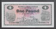 NORTHERN IRLAND 1 Pound Northern Bank Limited. Serie: C . -