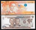 PHILIPPINES 10 et 20 Piso 2 Valeurs -