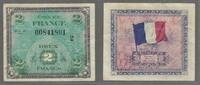 FRANCE. 2 Francs. 1944. DRAPEAU . Serie: 2 . Sehr sch&ouml;n. 4.23 &pound;  +  16.50 &pound; shipping