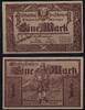   NOTGELD FURTWANGEN, Stadt, 1 Mark, 01.12.1918,  5.84 &pound;  +  6.77 &pound; shipping