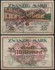   NOTGELD HERFORD, Stadt, 2 Millionen auf 20 Mark &Uuml;berdruckausgabe,  8.38 &pound;  +  6.77 &pound; shipping