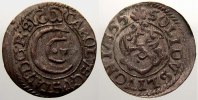 Livland Schilling Karl X Gustav 1654-1660. -