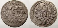 Brandenburg-Preußen 3 Pfennig Friedrich Wilhelm, der Große Kurfürst 1640-1688. -