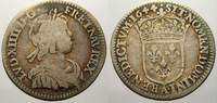 Frankreich 1/12 Ecu a la meche longue Ludwig XIV. 1643-1715. -
