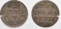 Brandenburg-Preußen Schilling Friedrich Wilhelm I., der Soldatenkönig, 1713-1740. -
