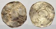 Belgien-Maasgebiet Pfennig Anonyme Prägung 1000-1100. F-VF