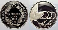 Türkei 7500000 Lira Republik seit 1921. -