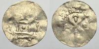 Worms, königliche und kaiserliche Münzstätte Denar Heinrich II. 1002-1024. -