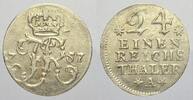 Brandenburg-Preußen 1/24 Taler Friedrich II. 1740-1786. -