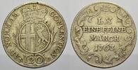 Fulda, Bistum 20 Kreuzer Heinrich VIII. von Bibra 1759-1788. -