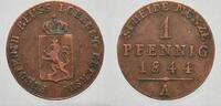 Reuss, jüngere Linie zu Ebersdorf Cu Pfennig Heinrich LXXII. 1822-1848. -