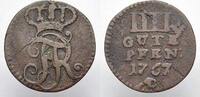 Brandenburg-Preußen 4 Gute Pfennig Friedrich II. 1740-1786. -