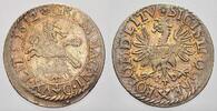 Groschen 1612 Polen-Litauen Sigismund III. 1587-1632. Selten. Min Prägeschwäche in Avers, fast vorzüglich mit schöner Patina