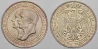 Preußen 3 Mark 1911 A Wilhelm II. 1888-1918. Winz. Randfehler. Fast stempelglanz-stempelglanz