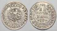 1/12 Taler (Doppelgroschen) 1704 Sachsen-Albertinische Linie Friedrich August I. 1694-1733, , 1697 König von Polen und Großfürst von Litauen. Kl....