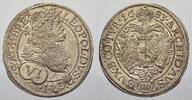 Haus Habsburg 6 Kreuzer Leopold I. 1658-1705. -
