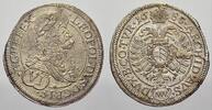 Haus Habsburg 6 Kreuzer Leopold I. 1658-1705. -