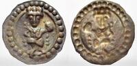Ulm, königliche Münzstätte Brakteat um 1200 Philipp v. Schwaben oder Otto IV. 1198-1205. EF mit schö
