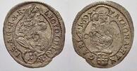 Haus Habsburg 1 Kreuzer 1697 C Leopold I. 1658-1705. Selten. Überdurchsc... 117.04 £  +  21.67 £ shipping