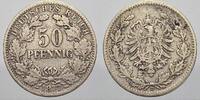 Kleinm&uuml;nzen 50 Pfennig 1877 D Sehr sch&ouml;n 25.64 &pound;  +  21.36 &pound; shipping