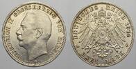 Baden 3 Mark 1914 G Friedrich II. 1907-1918. Vorz&uuml;glich-fast stempelglanz 47.00 &pound;  +  21.36 &pound; shipping