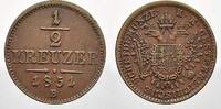 Haus Habsburg Cu 1/2 Kreuzer 1851 B Franz Joseph I. 1848-1916. Fast vorz... 21.36 &pound;  +  21.36 &pound; shipping