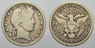 Vereinigte Staaten von Amerika 1/4 Dollar 1899 Sehr sch&ouml;n 42.73 &pound;  +  21.36 &pound; shipping