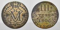 Jülich-Berg 3 Stüber 1 Maximilian Joseph von Bayern 1799-1806. -