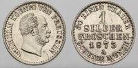 Brandenburg-Preu&szlig;en 1 Silbergroschen 1873 A Wilhelm I. 1861-1888. Vorz&uuml;g... 15.23 &pound;  +  21.16 &pound; shipping