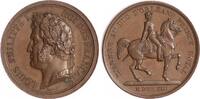 Frankreich Bronzemedaille Louis Philipp I. 1830-1848 -