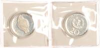 DDR 20 Mark 1990 A Andreas Schl&uuml;ter. Polierte Platte, in Folie verschwei... 158.09 &pound;  +  8.55 &pound; shipping
