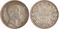Baden 1/2 Gulden Friedrich I. 1852-1907 -