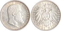 Württemberg 2 Mark Wilhelm II. 1891-1918. -