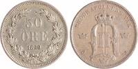 Schweden 50 Öre Oskar II. 1872-1907. -