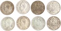 Bayern 4 x 2 Mark Otto 1886-1913. Sehr schön 82.36 £  +  8.67 £ shipping
