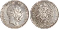 Sachsen 5 Mark 1876 E Albert 1873-1902. Schön/Sehr schön, kleiner Randfe... 43.35 £  +  8.67 £ shipping