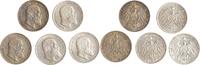 Württemberg 5 x 3 Mark Wilhelm II. 1891-1918. sehr schön, sehr schön-vor... 108.37 £  +  8.67 £ shipping