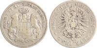 Hamburg 2 Mark 1876 J Schön/Sehr schön 26.01 £  +  8.67 £ shipping