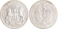 Hamburg 5 Mark 1876 J Schön/Sehr schön 34.68 £  +  8.67 £ shipping