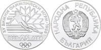 Bulgarien 25 Leva 1987 Olympische Spiele. Polierte Platte in Kapsel 63.48 &pound;  +  8.46 &pound; shipping