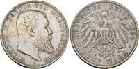 Württemberg 5 Mark Wilhelm II. 1891-1918. -