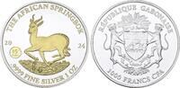 Gabun 1000 Francs 2024 African Springbock - Golden Enigma. Stempelglanz ... 81.18 &pound;  +  8.55 &pound; shipping