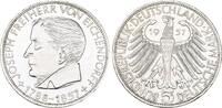 Bundesrepublik Deutschland 5 DM 1957 J Eichendorff. Fast vorz&uuml;glich 76.91 &pound;  +  8.55 &pound; shipping
