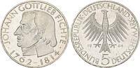 Bundesrepublik Deutschland 5 DM 1964 J Fichte. Vorz&uuml;glich - Stempelglanz 21.36 &pound;  +  8.55 &pound; shipping